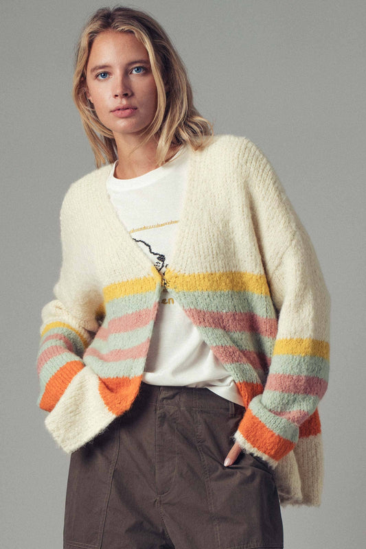Boho Stripe Cardigan