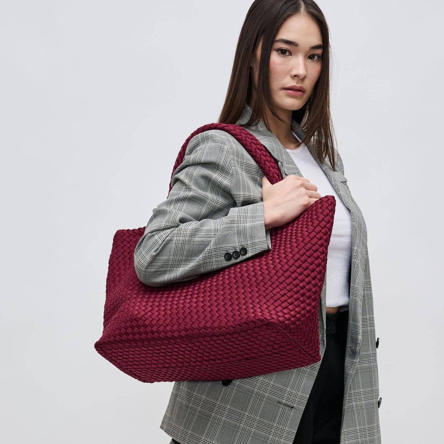 Sky's The Limit - Large Woven Neoprene Tote