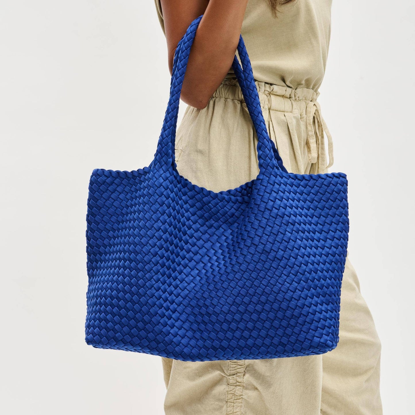 Sky's The Limit - Large Woven Neoprene Tote