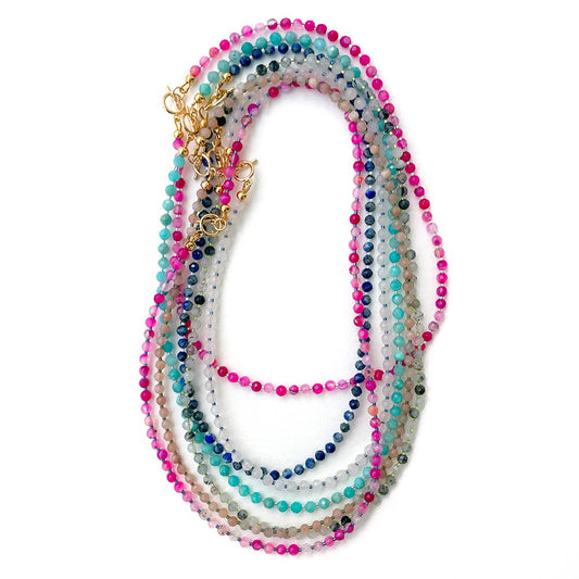Shannon Semiprecious Gemstone Necklace Handmade