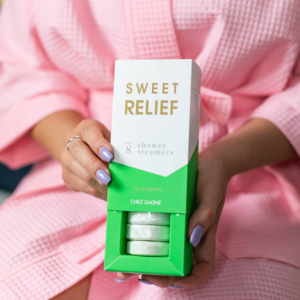 Sweet Relief - Aromatherapy Shower Steamers - Eucalyptus - Set of 8