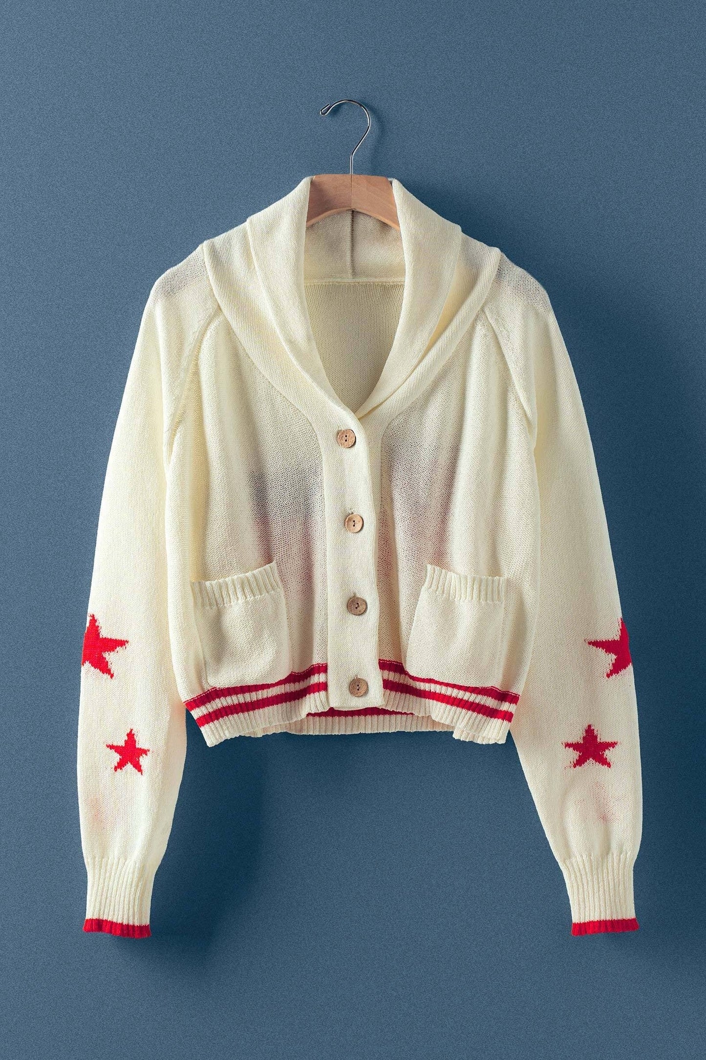 American Flag Knit Cardigan
