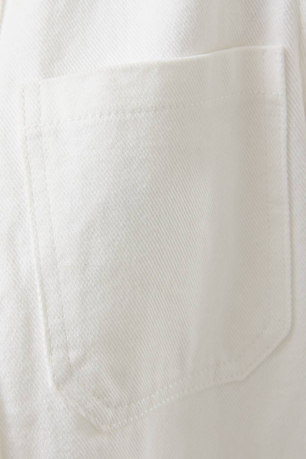 RUFFLE SLEEVE BUTTON DOWN TWILL VEST