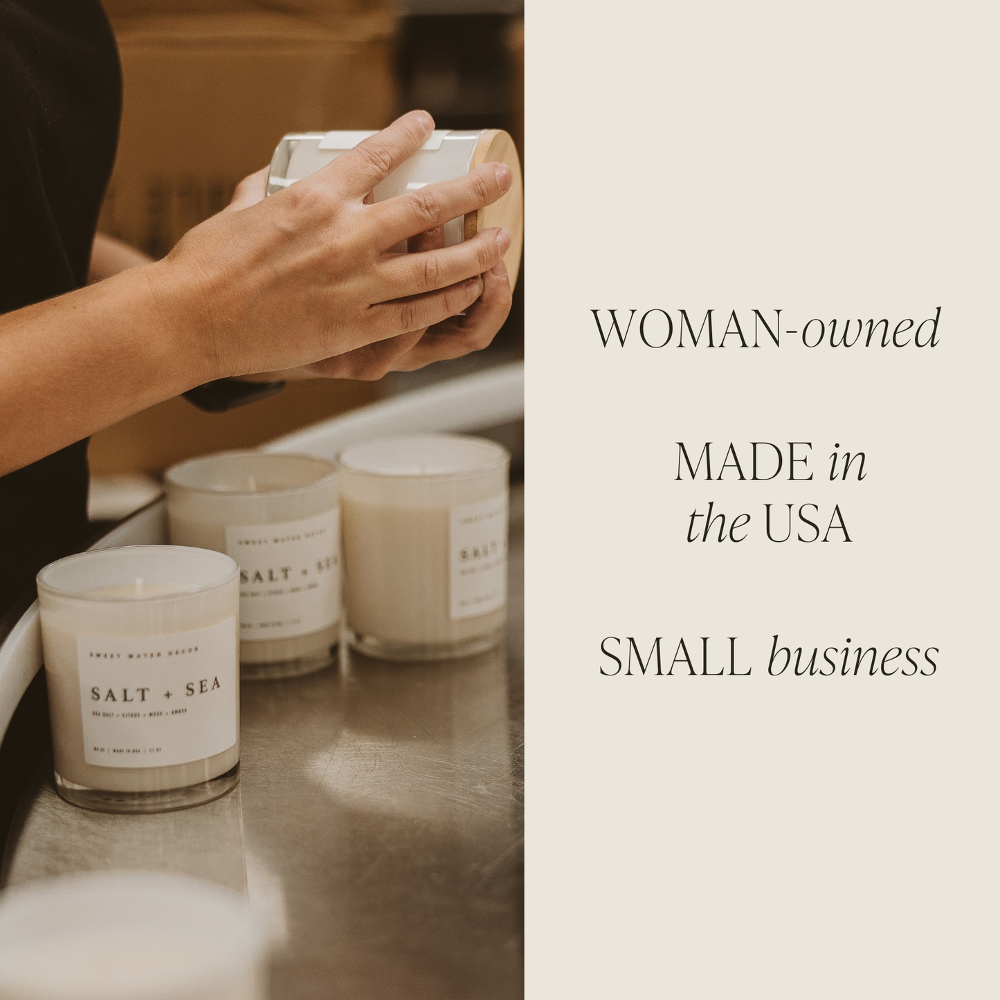 Cashmere and Vanilla 11 oz Soy Candle