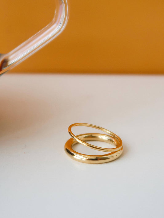 Harvey Classic Double Band Ring