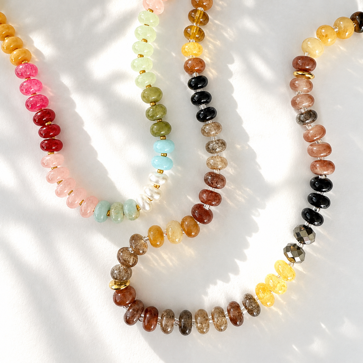 Color Garden Beaded Necklace l