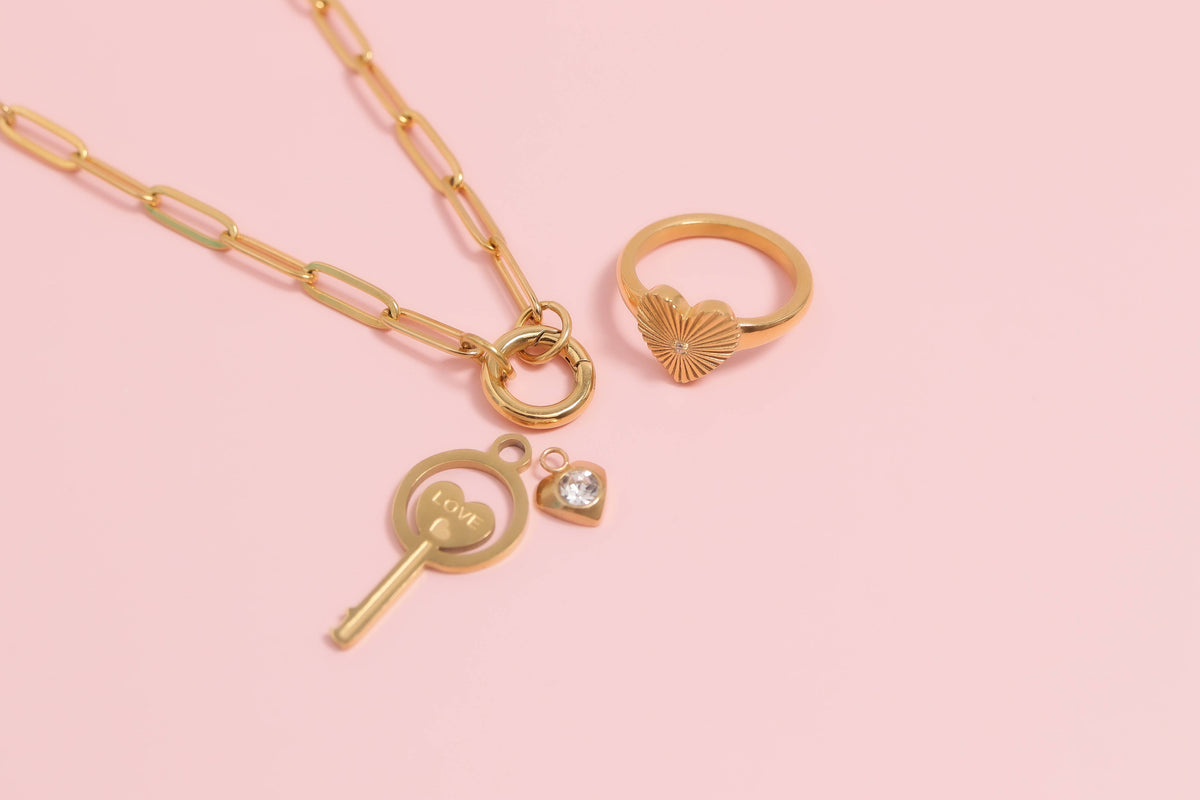 Paperclip Carabiner Necklace