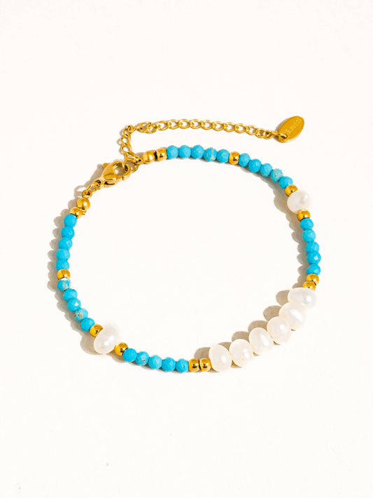 Clément Boho Pearl Beaded Bracelet