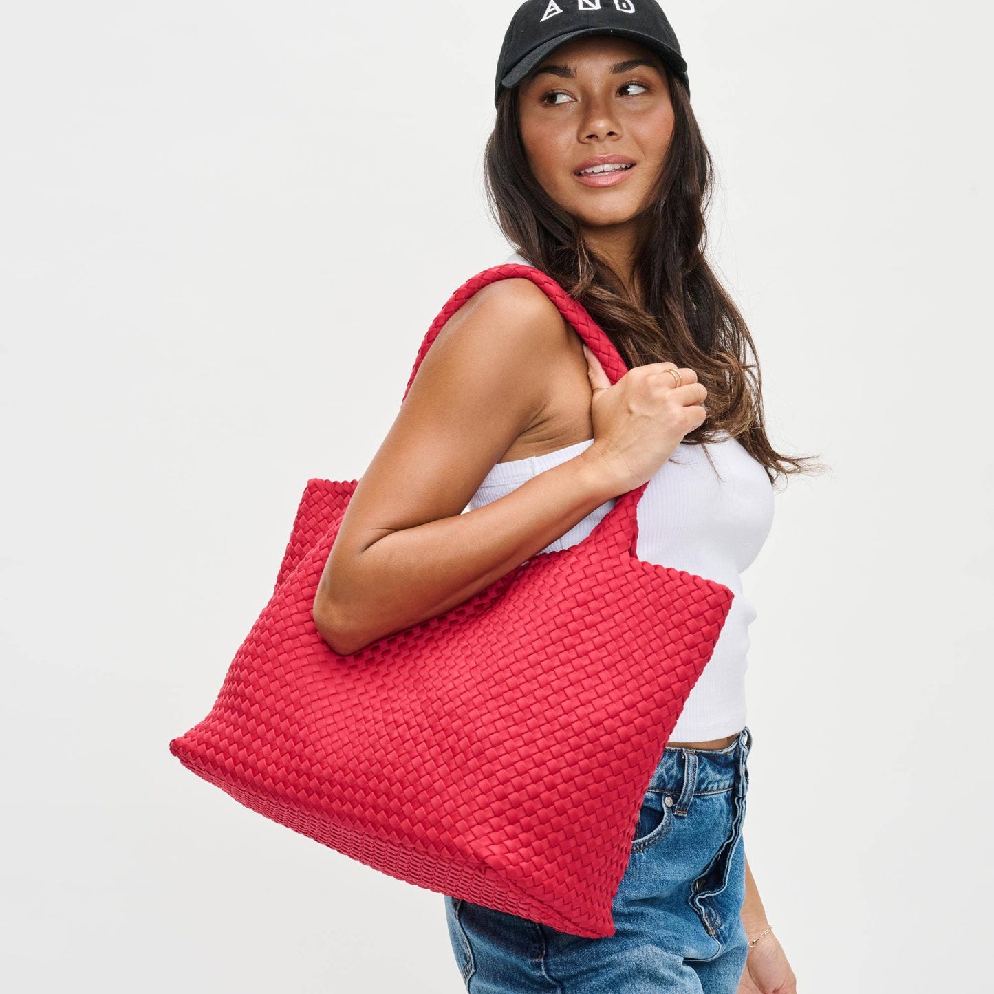 Sky's The Limit - Large Woven Neoprene Tote