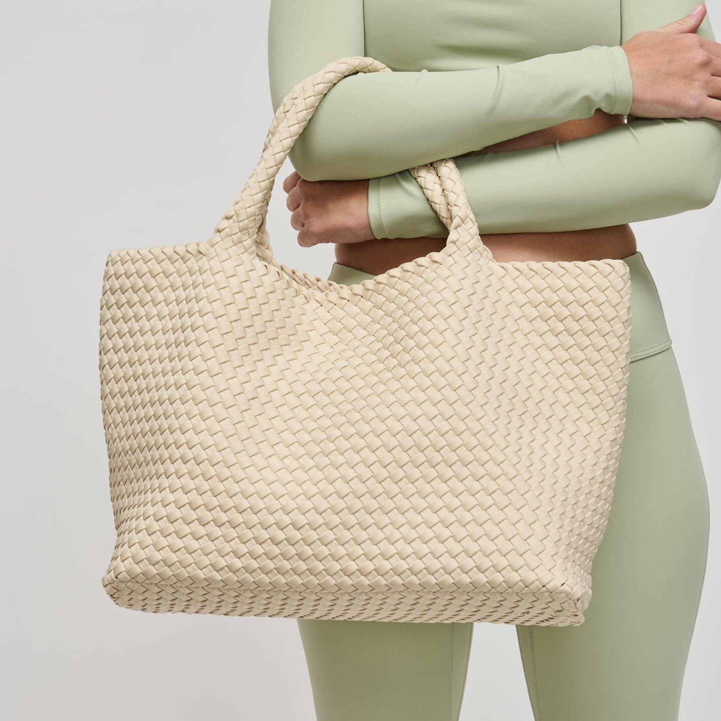 Sky's The Limit - Large Woven Neoprene Tote