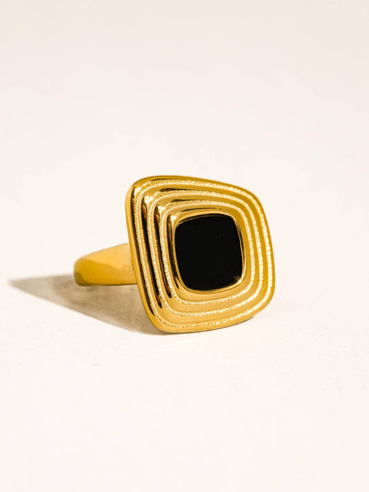 Auricca Abstract Open Statement Ring