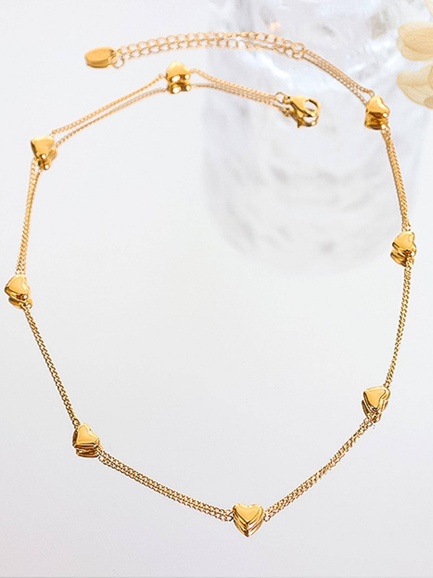 Vivre Petite Heart Bracelet, Necklace