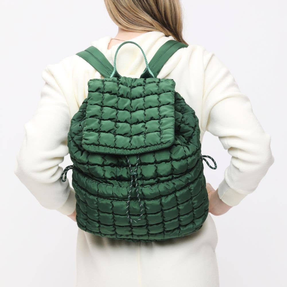 Vitality Quilted Puffer Nylon Backpack
