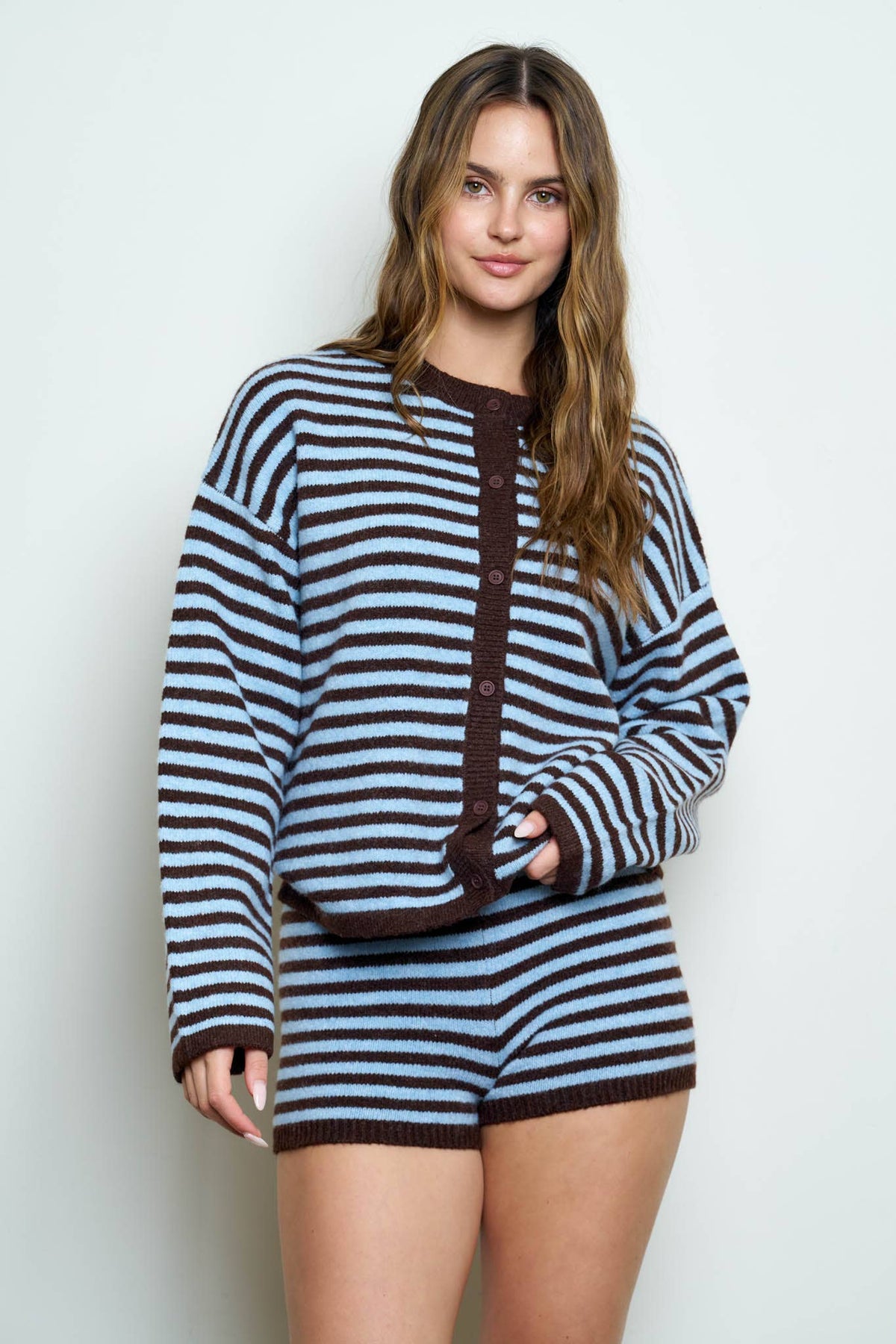 BLUEBELL STRIPED CARDIGAN