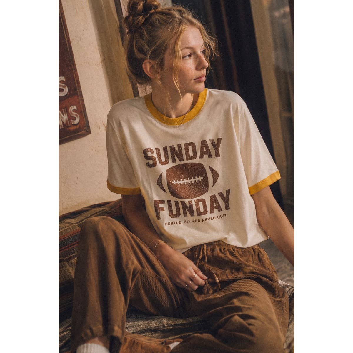 Sunday Funday Ringer Tee
