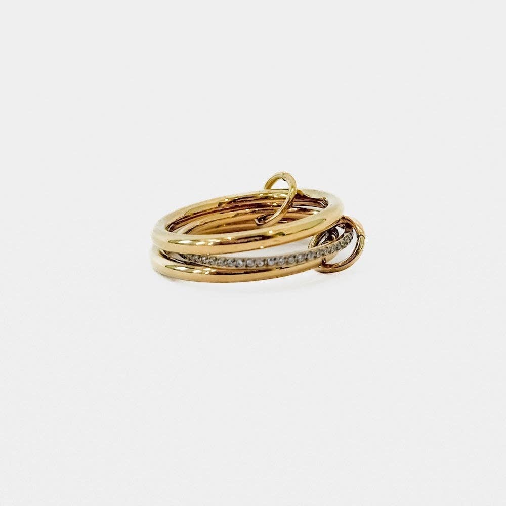 Layered In Diamonds Ring